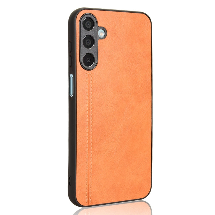 For Samsung Galaxy M15 / F15 Cow Pattern Sewing Back Cover Phone Case