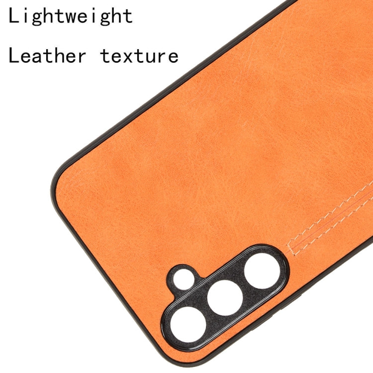 For Samsung Galaxy M15 / F15 Cow Pattern Sewing Back Cover Phone Case