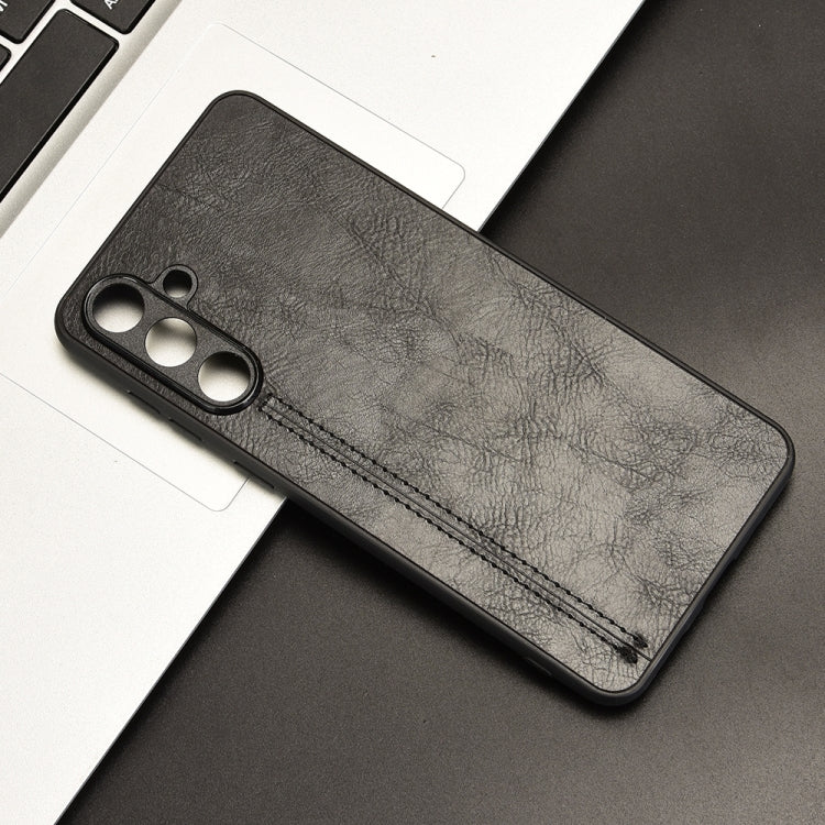 For Samsung Galaxy M54 5G Cow Pattern Sewing Back Cover Phone Case