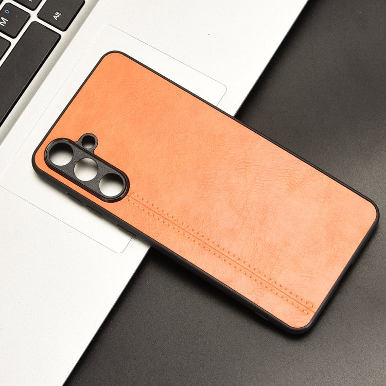 For Samsung Galaxy M54 5G Cow Pattern Sewing Back Cover Phone Case