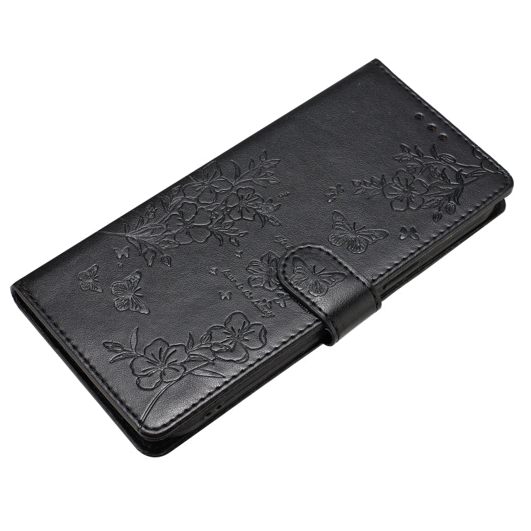 For Blackview A55 Pro Butterflies and Flowers Leather Phone Case