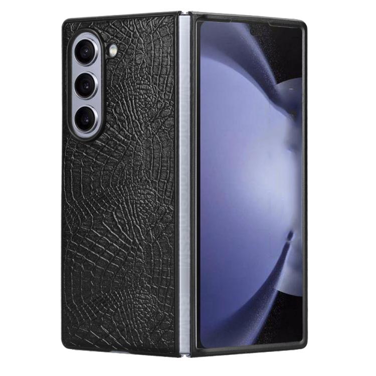 For Samsung Galaxy Z Fold6 Crocodile Texture Back Cover Phone Case