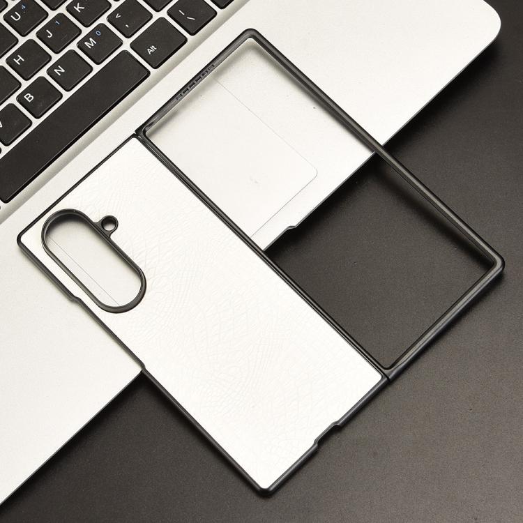 For Samsung Galaxy Z Fold7 5G Crocodile Texture Back Cover Phone Case