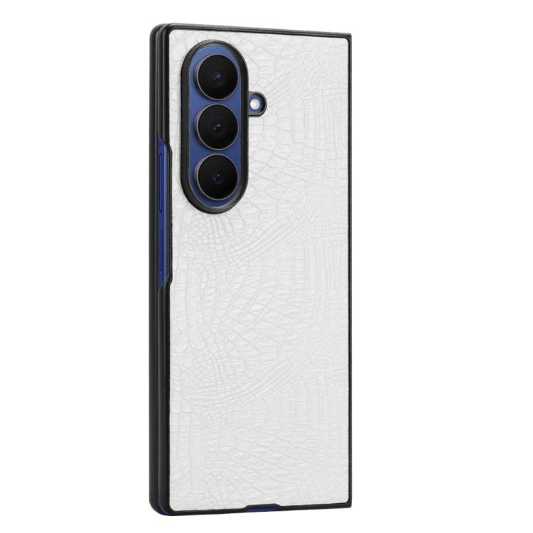 For Samsung Galaxy Z Fold7 5G Crocodile Texture Back Cover Phone Case