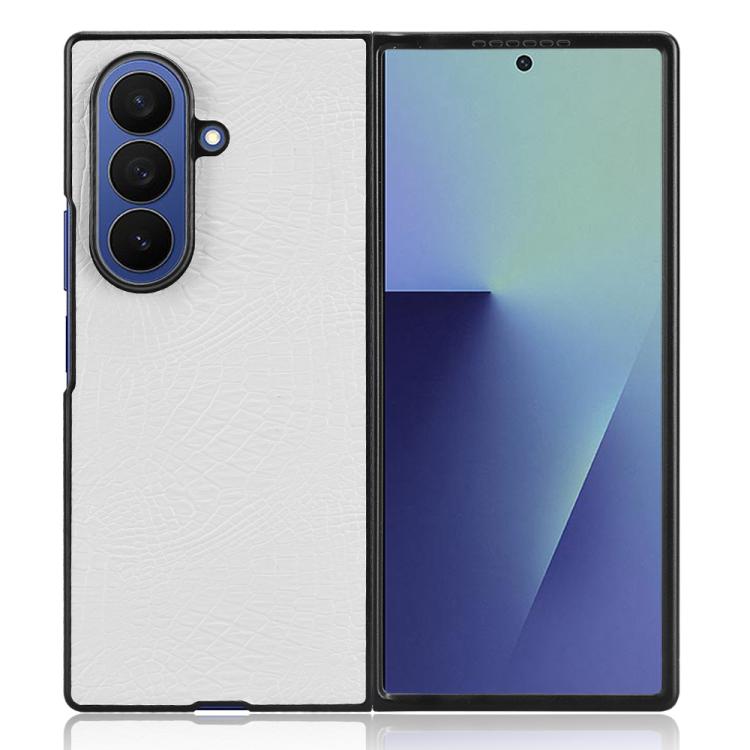 For Samsung Galaxy Z Fold7 5G Crocodile Texture Back Cover Phone Case