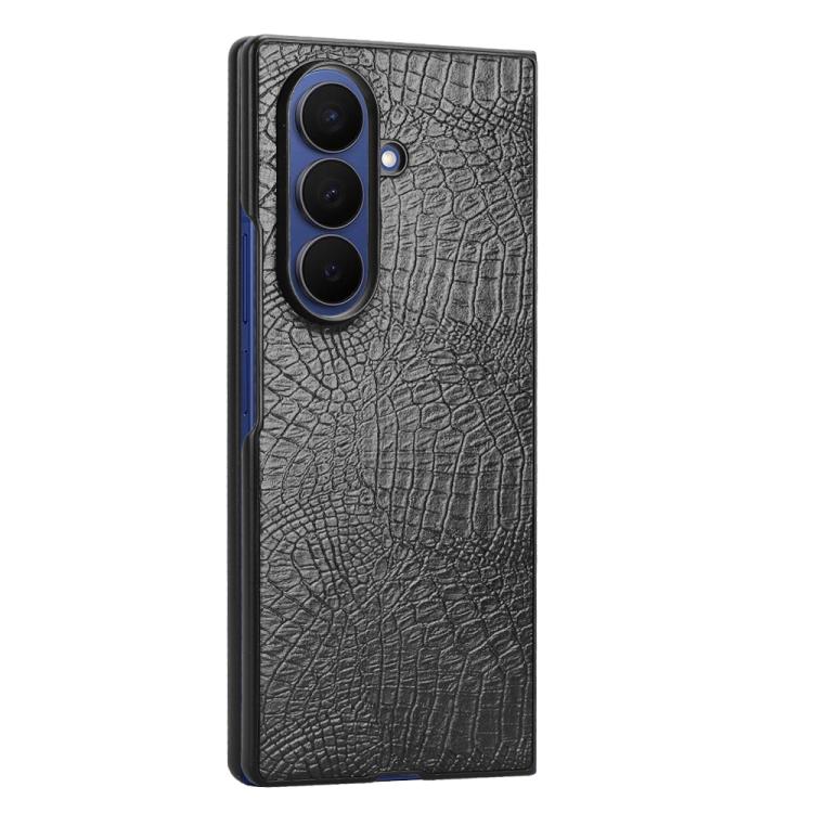 For Samsung Galaxy Z Fold7 5G Crocodile Texture Back Cover Phone Case