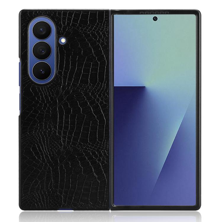 For Samsung Galaxy Z Fold7 5G Crocodile Texture Back Cover Phone Case
