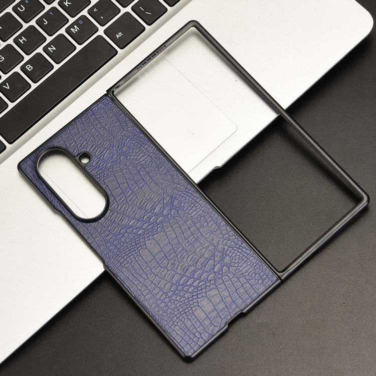 For Samsung Galaxy Z Fold7 5G Crocodile Texture Back Cover Phone Case
