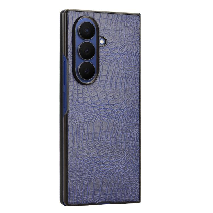 For Samsung Galaxy Z Fold7 5G Crocodile Texture Back Cover Phone Case