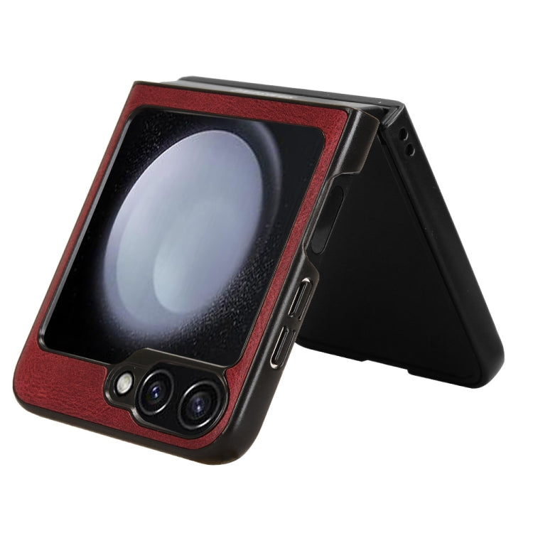 For Samsung Galaxy Z Flip7 FE / Flip6 Wristband Leather Back Phone Case