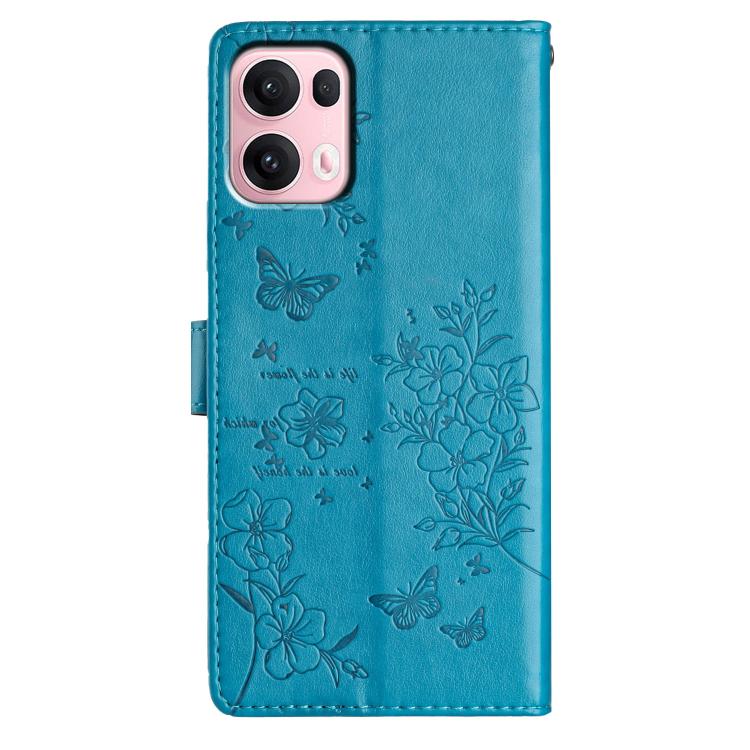 For OPPO Reno13 Pro Global Butterflies and Flowers Leather Phone Case