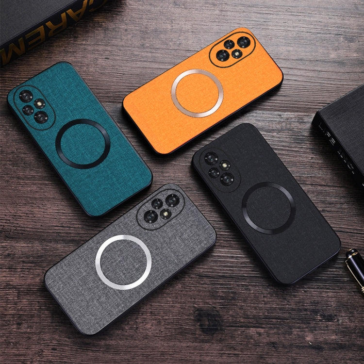 For Honor 200 CD Magsafe Magnetic Cloth Texture Phone Case