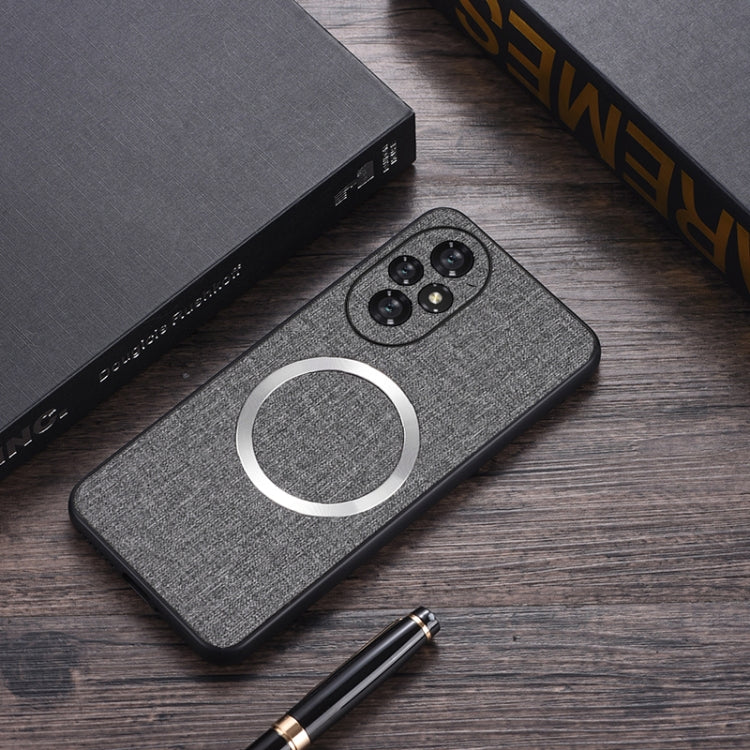 For Honor 200 CD Magsafe Magnetic Cloth Texture Phone Case