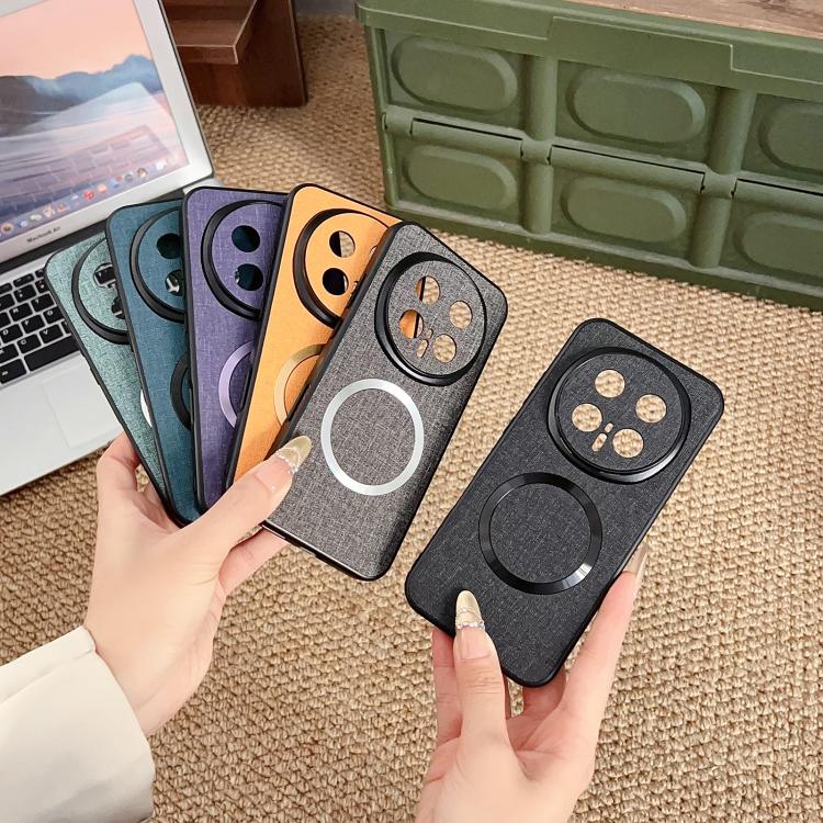 For Honor Magic8 Pro CD Magsafe Magnetic Cloth Texture Phone Case