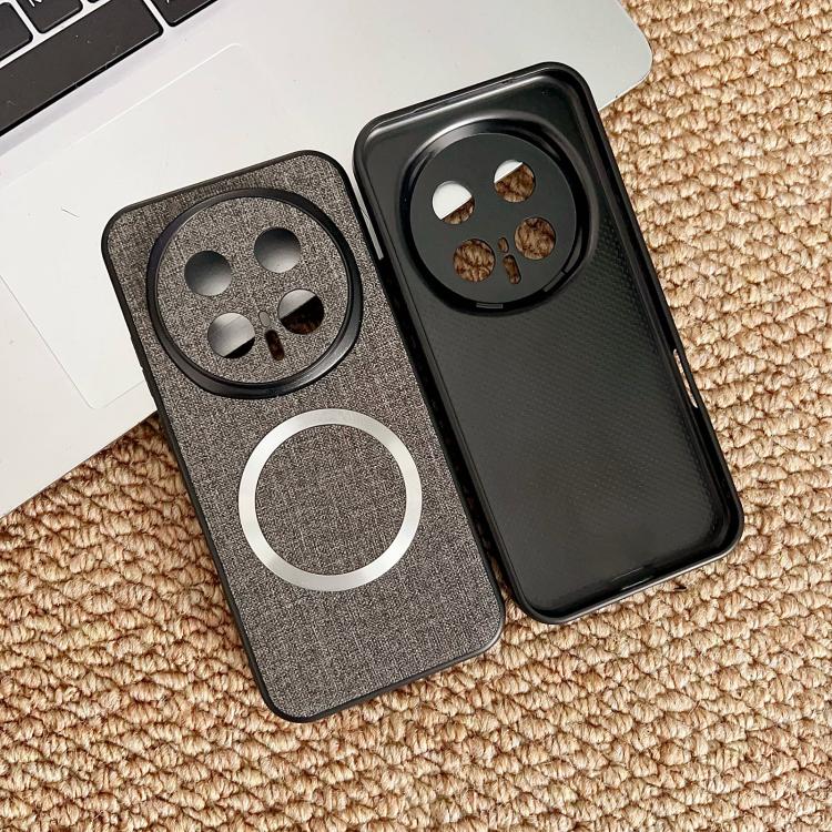 For Honor Magic8 Pro CD Magsafe Magnetic Cloth Texture Phone Case