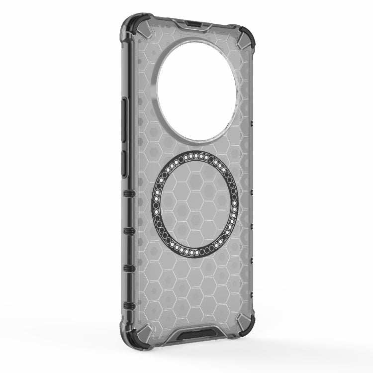 For Realme 13 Pro 5G Global Honeycomb Magnetic Ring Shockproof Phone Case
