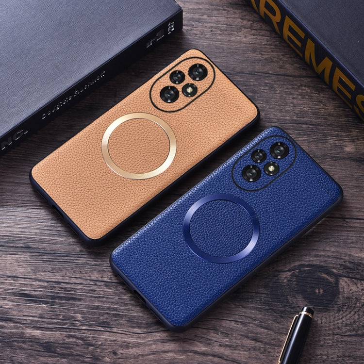 For Honor 200 CD Magsafe Magnetic Litchi Texture Phone Case