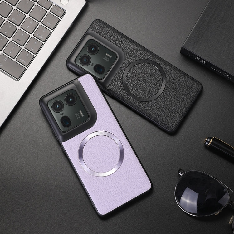 For Motorola Moto X50 Ultra CD Magsafe Magnetic Litchi Texture Phone Case
