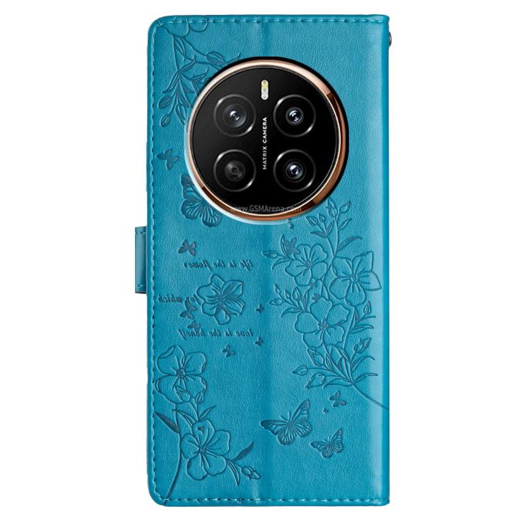 For Honor Magic7 Pro Butterflies And Flowers Leather Phone Case