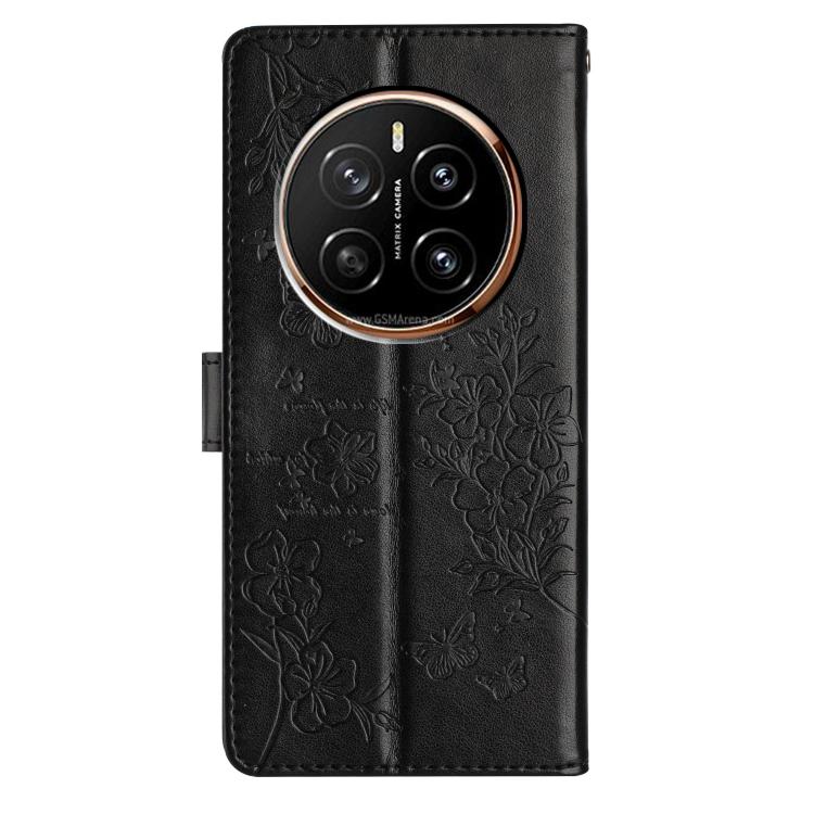 For Honor Magic7 Butterflies And Flowers Leather Phone Case