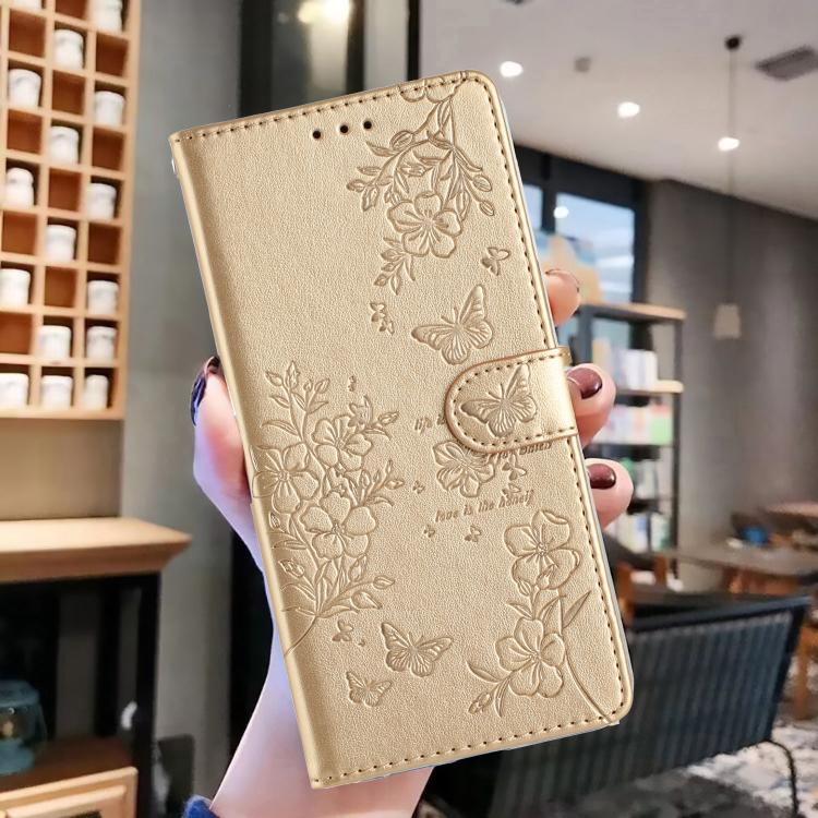 For Honor X7d 5G Butterflies And Flowers Leather Phone Case