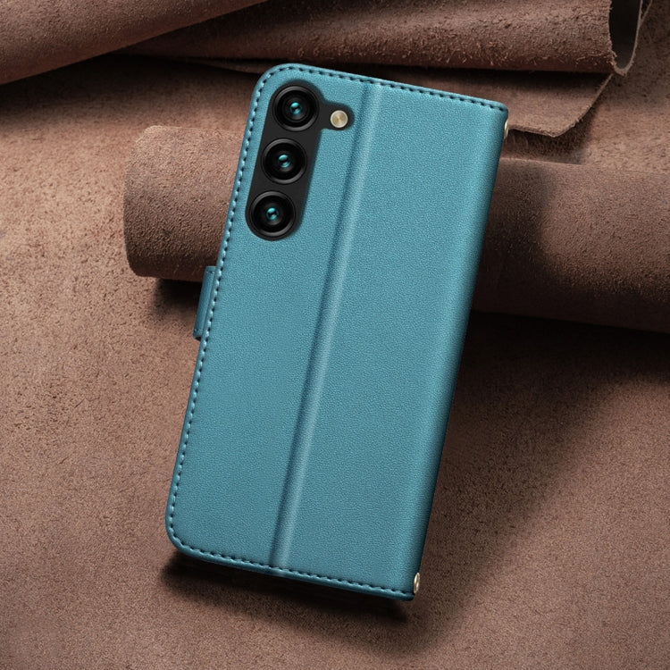 For Samsung Galaxy S21 5G Square Texture Leather Phone Case