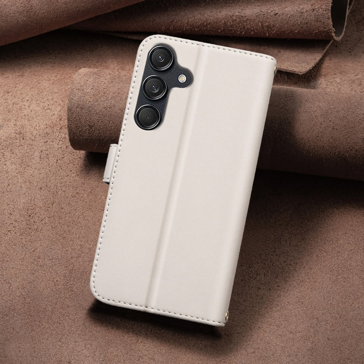 For Samsung Galaxy S23 FE 5G Square Texture Leather Phone Case
