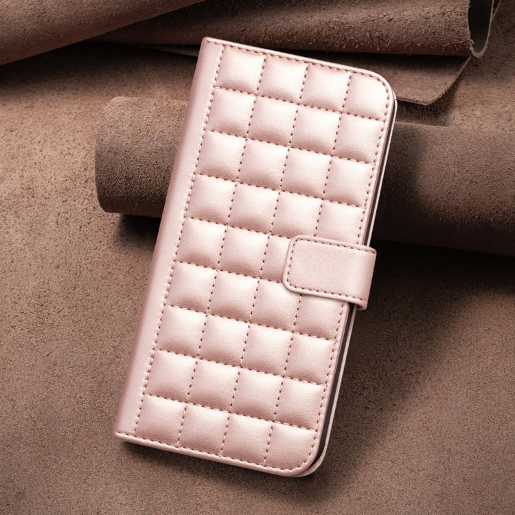 For Samsung Galaxy S24 5G Square Texture Leather Phone Case