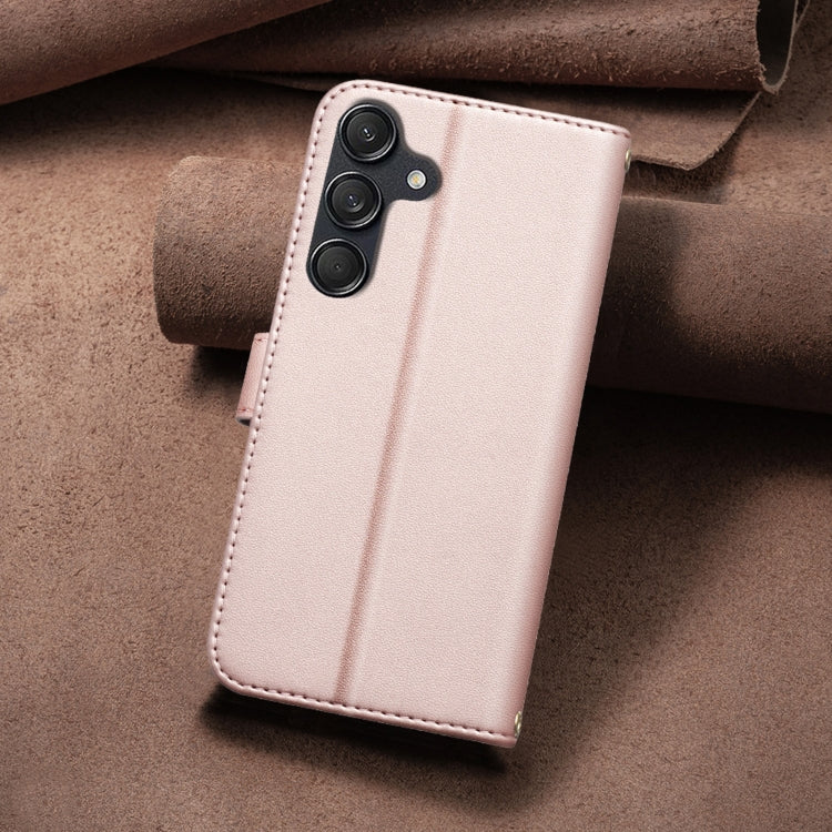 For Samsung Galaxy S24 5G Square Texture Leather Phone Case