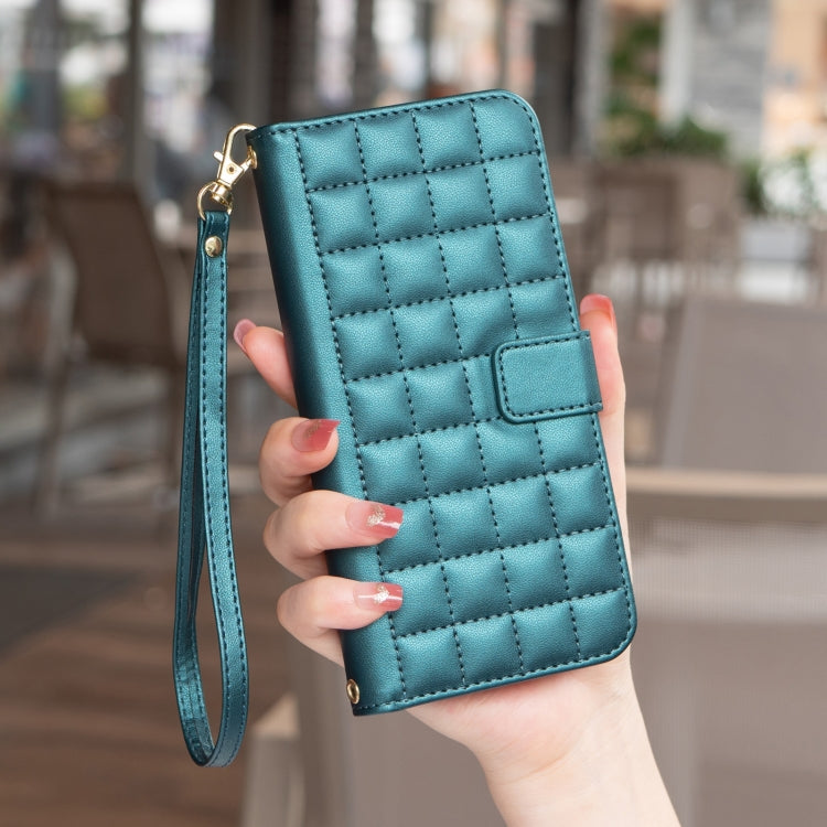 For Samsung Galaxy A32 5G Square Texture Leather Phone Case