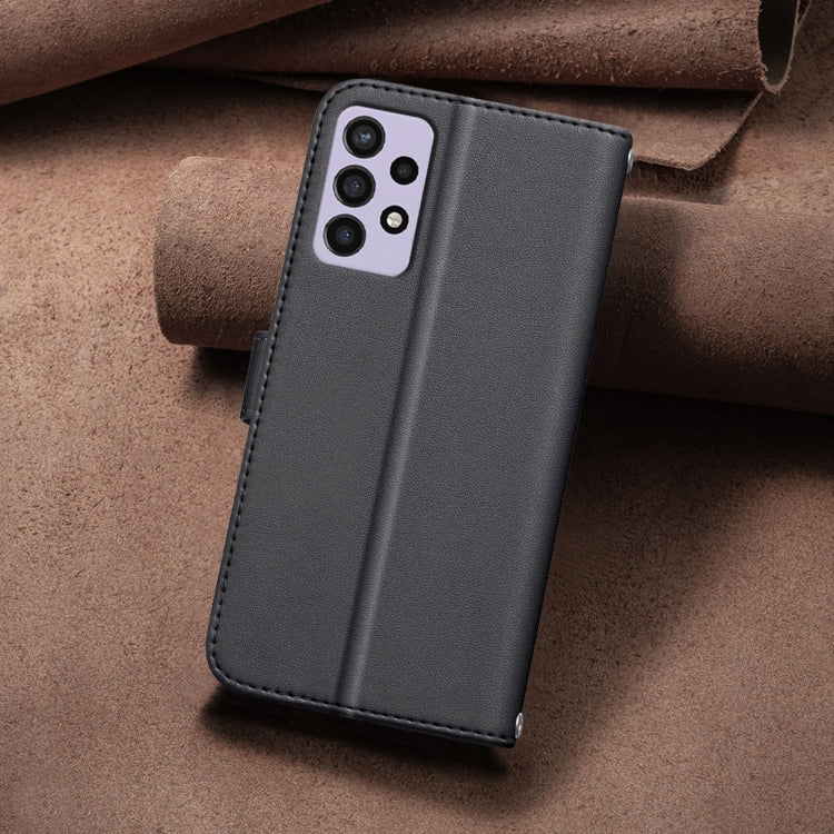 For Samsung Galaxy A32 5G Square Texture Leather Phone Case