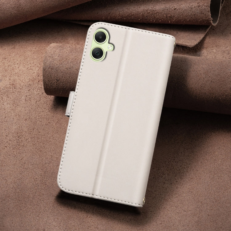 For Samsung Galaxy A06 Square Texture Leather Phone Case