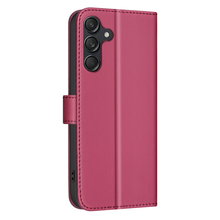 For Samsung Galaxy A36 Square Texture Leather Phone Case