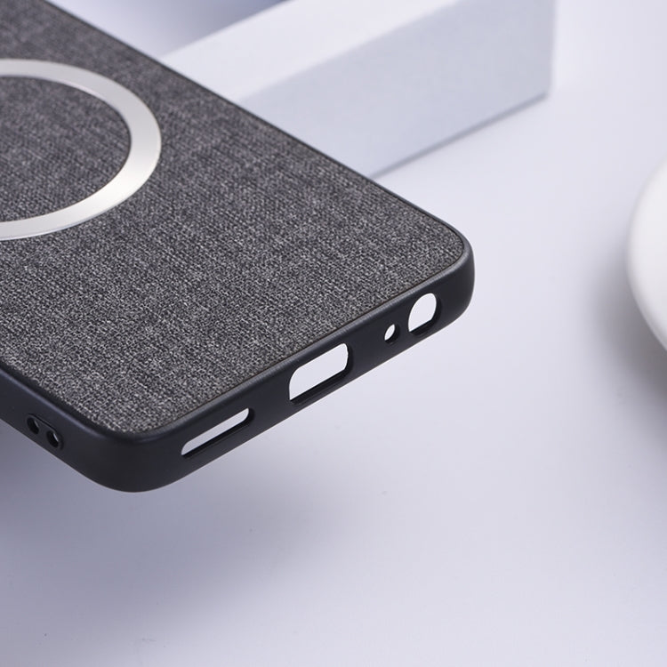 For Motorola Moto G 5G 2024 CD Magsafe Magnetic Cloth Texture Phone Case