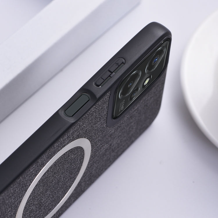 For Motorola Moto G 5G 2024 CD Magsafe Magnetic Cloth Texture Phone Case