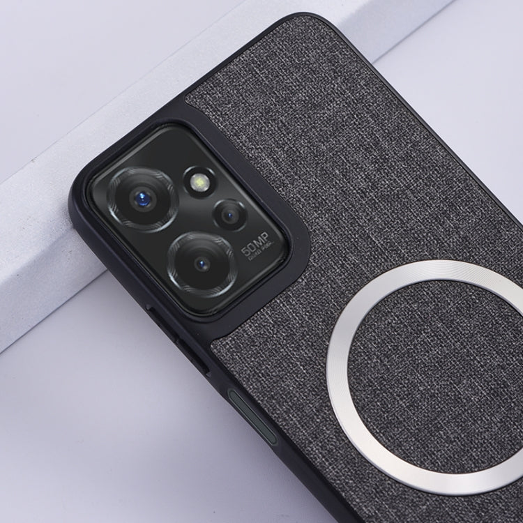 For Motorola Moto G 5G 2024 CD Magsafe Magnetic Cloth Texture Phone Case