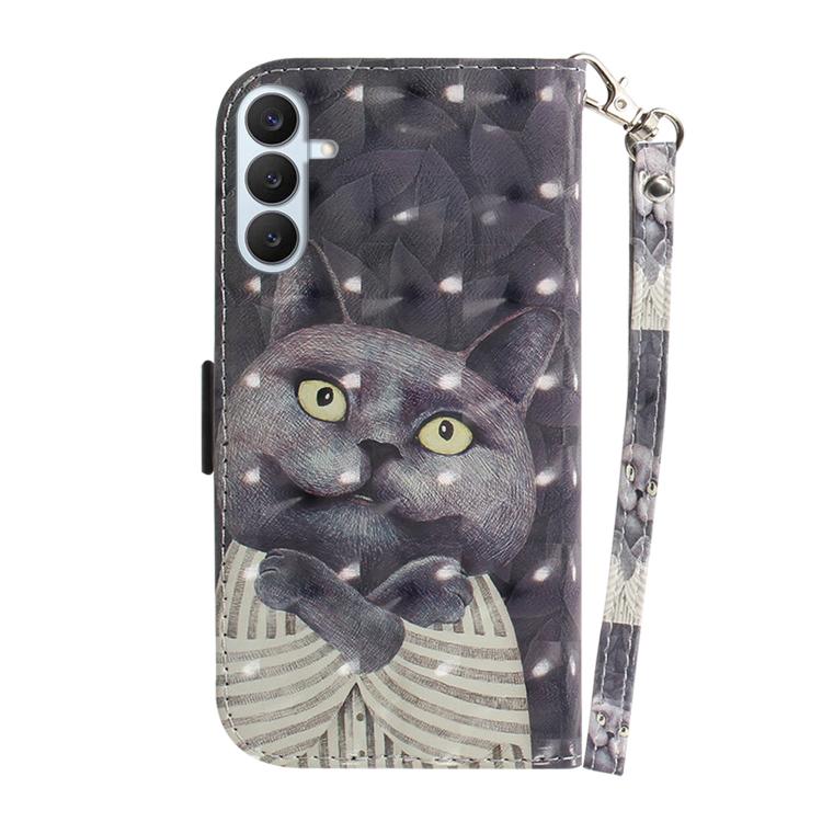 For Samsung Galaxy S26+ 5G 3D Colored Flip Leather Phone Case