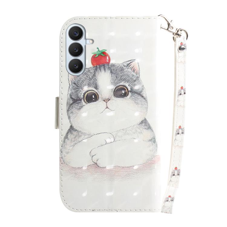For Samsung Galaxy S26+ 5G 3D Colored Flip Leather Phone Case