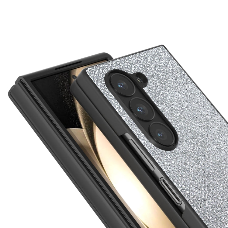 For Samsung Galaxy Z Fold6 Diamond Series Black Frame Full Coverage Phone Case