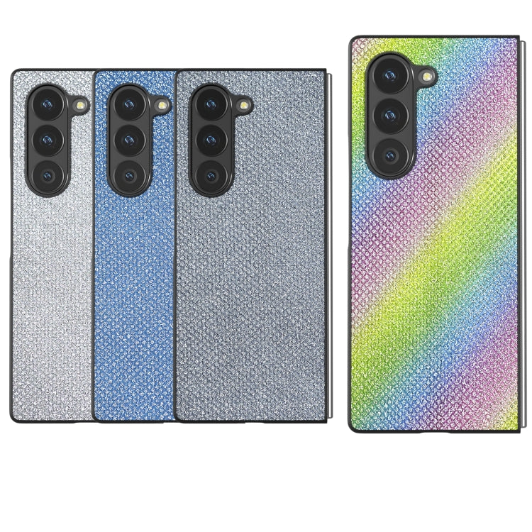 For Samsung Galaxy Z Fold6 Diamond Series Black Frame Full Coverage Phone Case