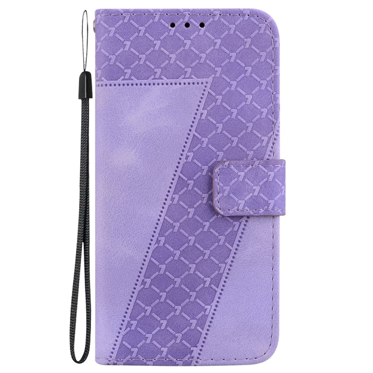 For Samsung Galaxy S25 Ultra 5G Seven-shaped Embossed Leather Phone Case