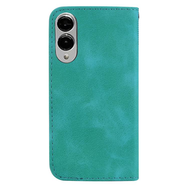 For Samsung Galaxy S25 Edge 5G Seven-shaped Embossed Leather Phone Case