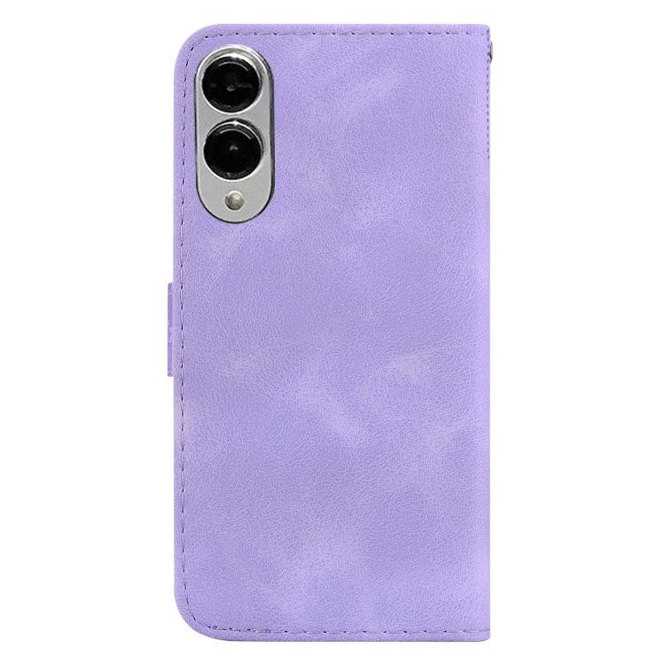 For Samsung Galaxy S25 Edge 5G Seven-shaped Embossed Leather Phone Case