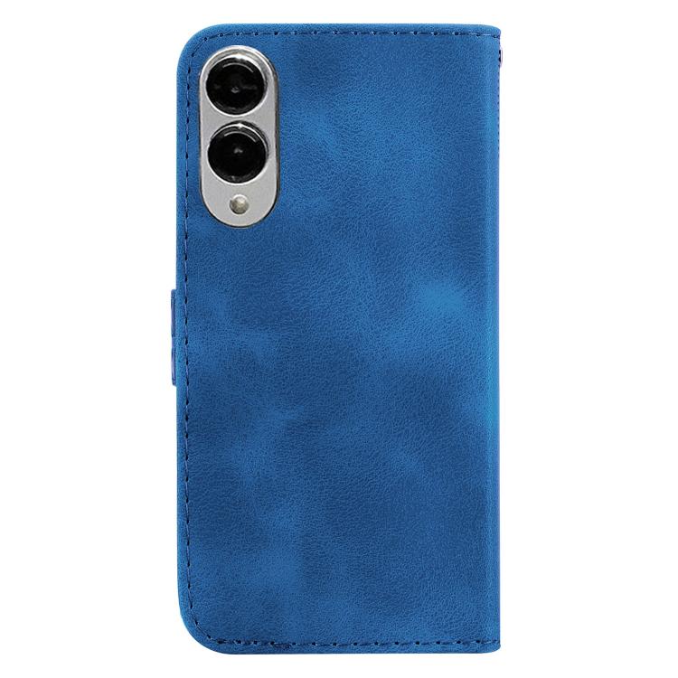 For Samsung Galaxy S25 Edge 5G Seven-shaped Embossed Leather Phone Case