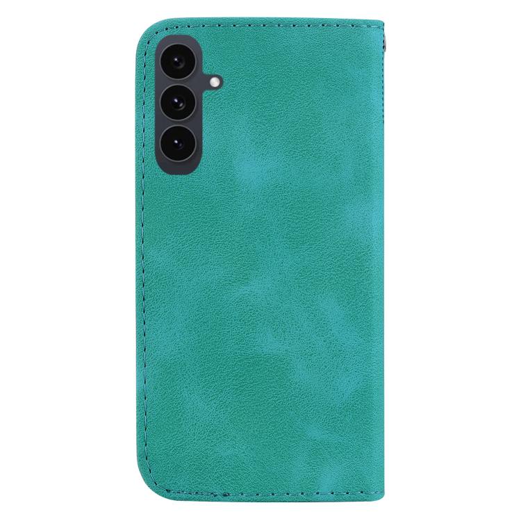 For Samsung Galaxy S25 FE 5G Seven-shaped Embossed Leather Phone Case