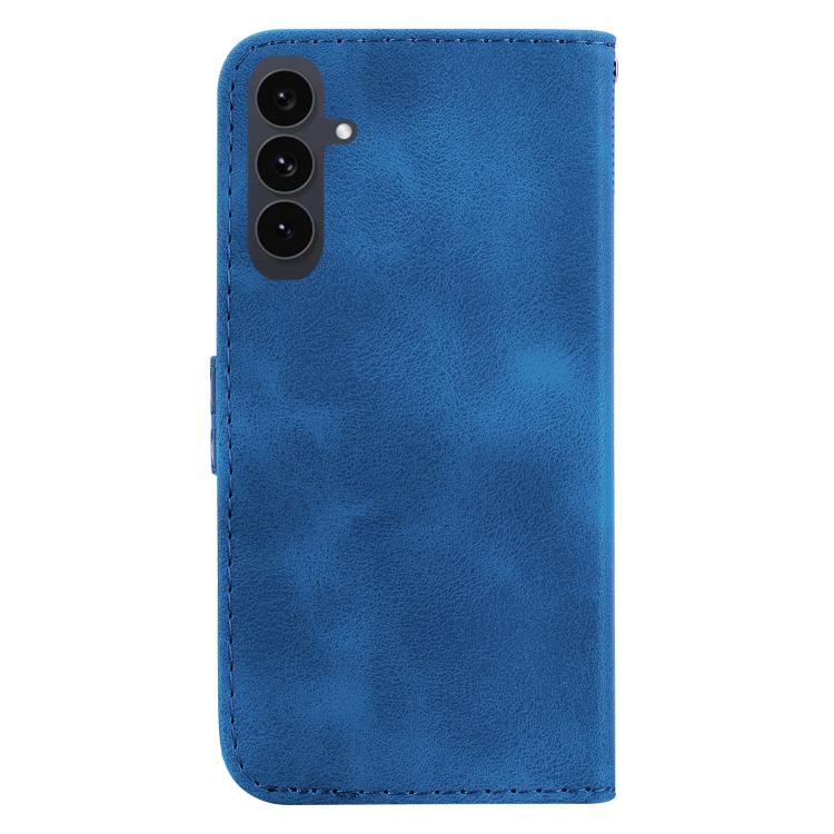For Samsung Galaxy S25 FE 5G Seven-shaped Embossed Leather Phone Case