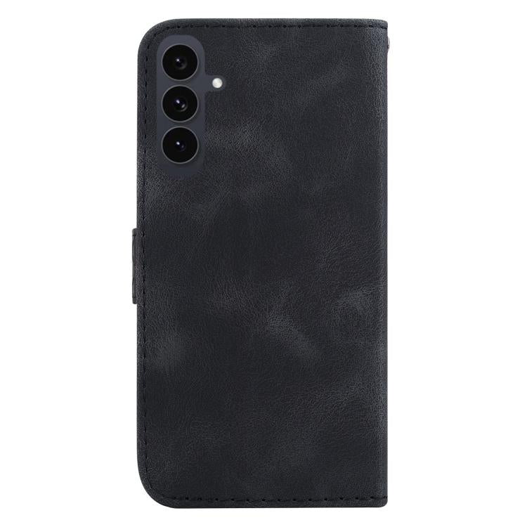 For Samsung Galaxy S25 FE 5G Seven-shaped Embossed Leather Phone Case