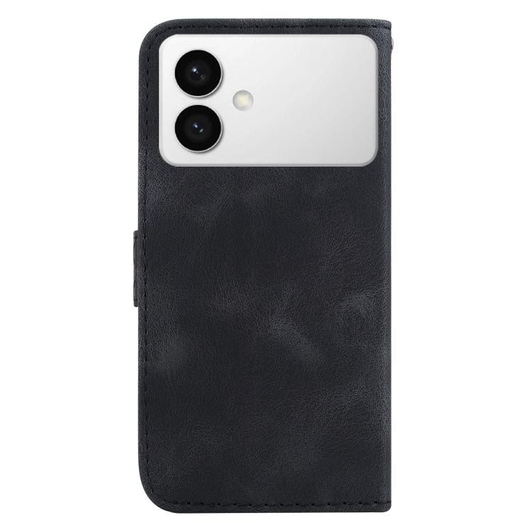 For Samsung Galaxy S26 Edge 5G Seven-shaped Embossed Leather Phone Case