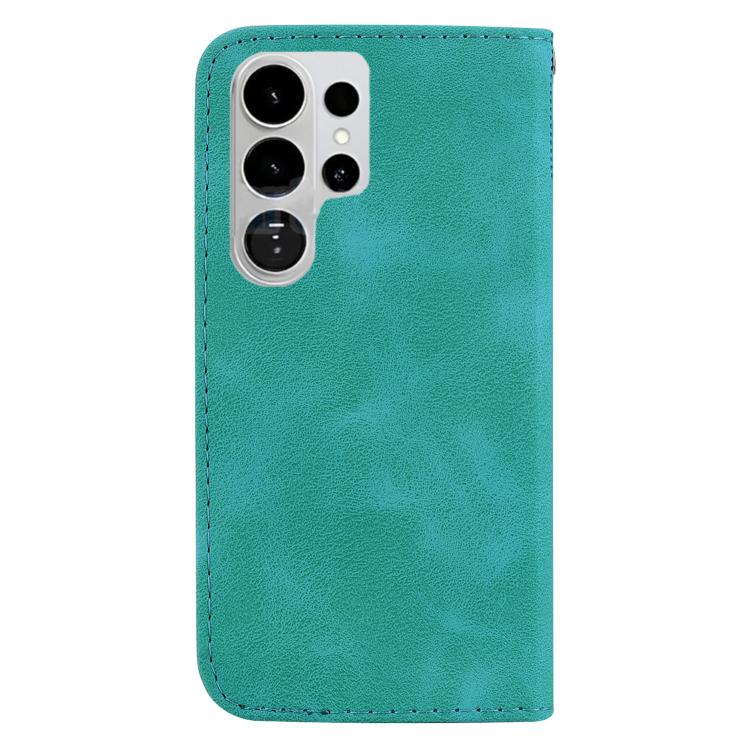 For Samsung Galaxy S26 Ultra 5G Seven-shaped Embossed Leather Phone Case