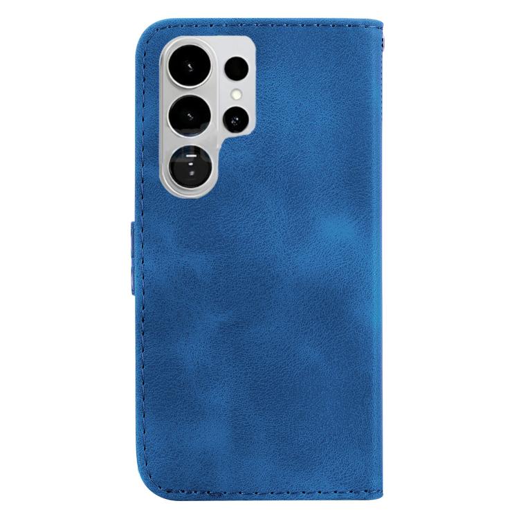 For Samsung Galaxy S26 Ultra 5G Seven-shaped Embossed Leather Phone Case